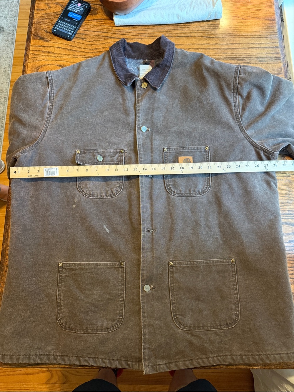 Carhartt Brown Canvas Detroit Jacket